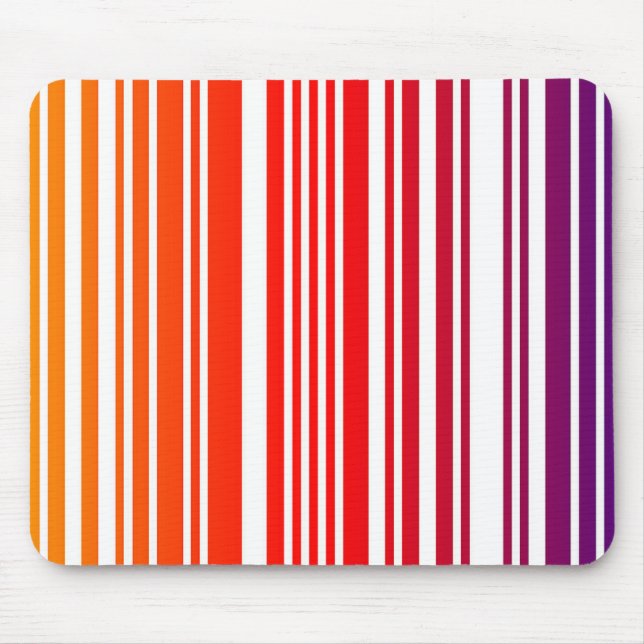 Colored Barcode Mouse Pad (Front)