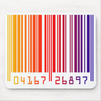 Colored Barcode Mouse Pad