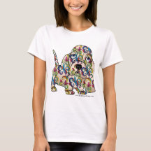 Colored Basset Hound T-Shirt