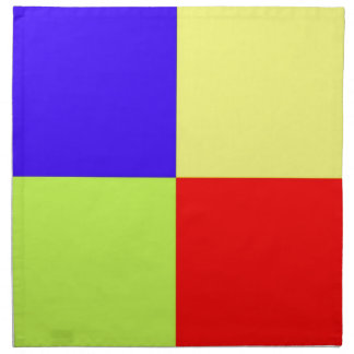 Colored Block Art Napkin