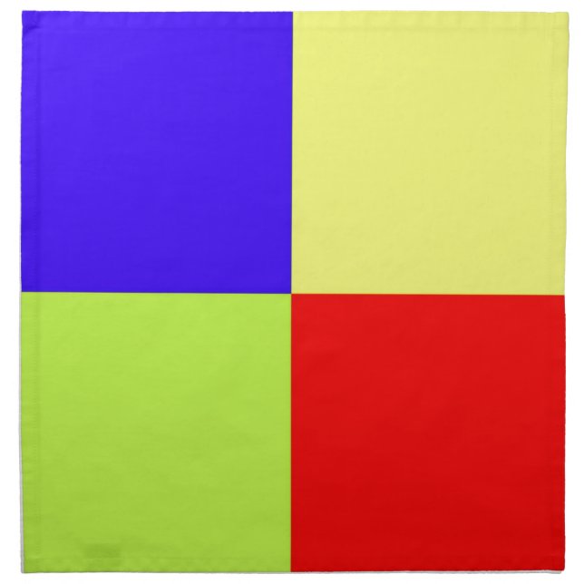 Colored Block Art Napkin (Front)