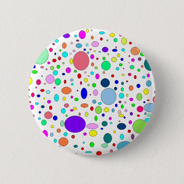 Colored Bubbles Button (Front)