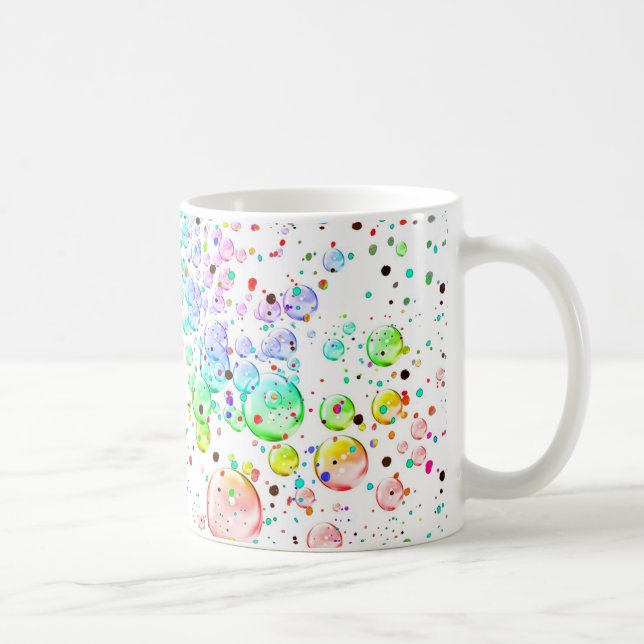 Colored Bubbles Coffee Mug (Right)