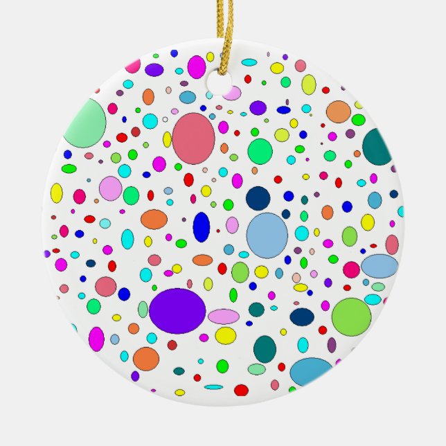 Colored Bubbles, Ornament (Front)