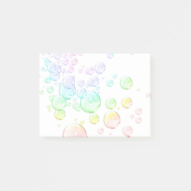 colored bubbles post-it notes (Front)