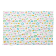 Colored Bug Tea Towel