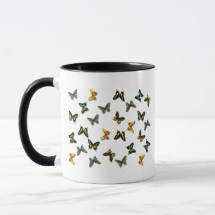 Colored Butterflies Art Mug