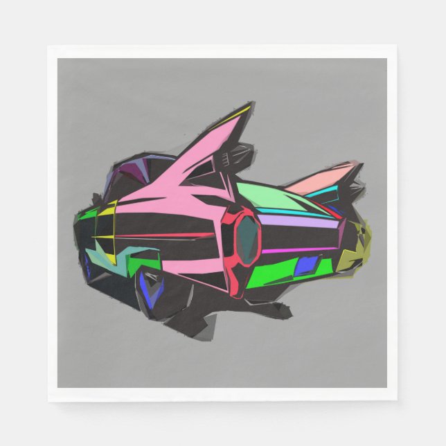 Colored cadillac napkins (Front)