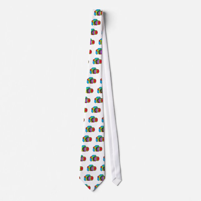 Colored Camera Neck Tie (Front)