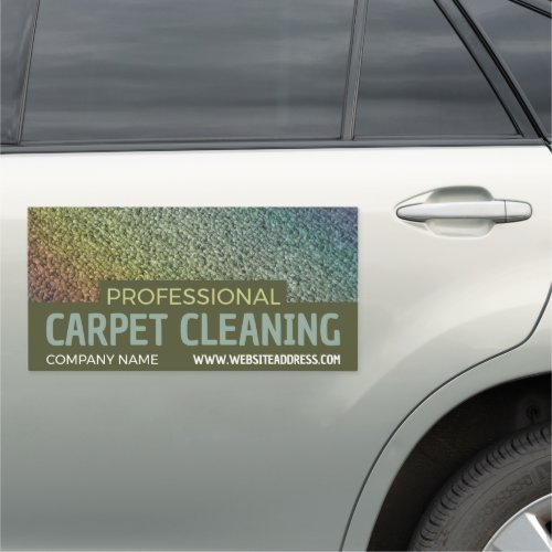 Colored Carpet Carpet Cleaner Cleaning Service Car Magnet