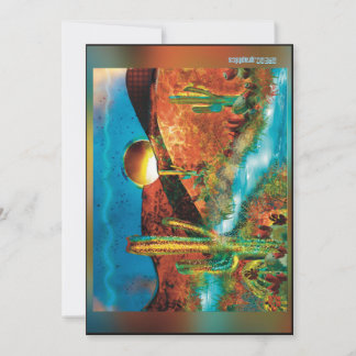 Colored Caynons Calm Waters 5x7 Flat Card