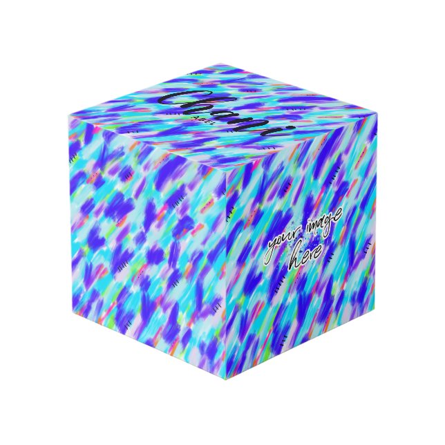 Colored Chaos Cube (Front Angled)