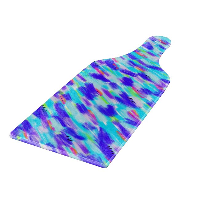 Colored Chaos Cutting Board (Corner)