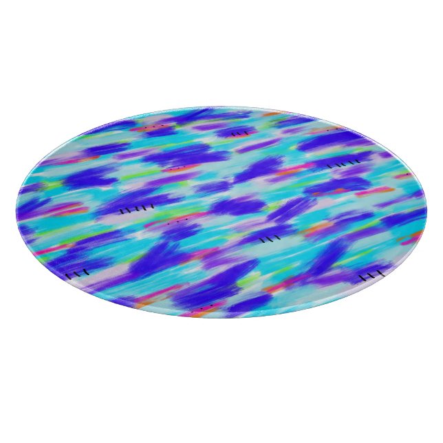 Colored Chaos Cutting Board (Corner)