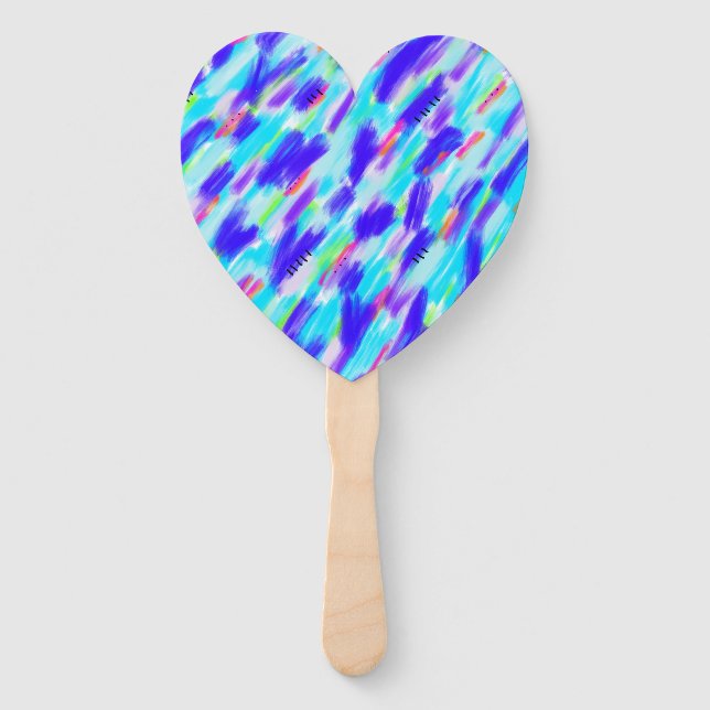 Colored Chaos Hand Fan (Front)