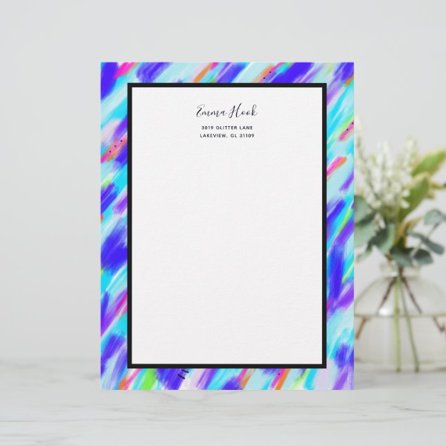 Colored Chaos Letterhead (Standing Front)