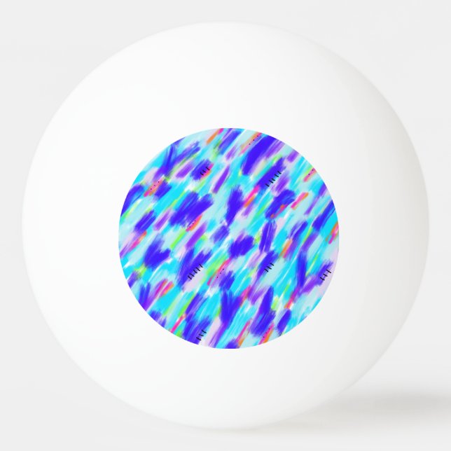 Colored Chaos Ping Pong Ball (Front)