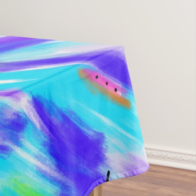 Colored Chaos Tablecloth (In Situ)