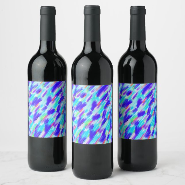 Colored Chaos Wine Label (Bottles)