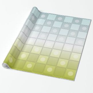 Colored Checkers Pattern Wrapping Paper