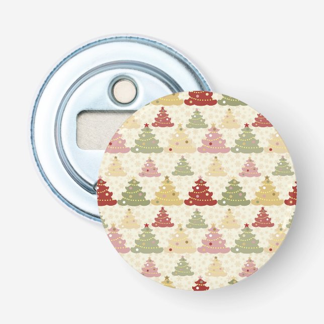 Colored Christmas tree Bottle Opener (Front)