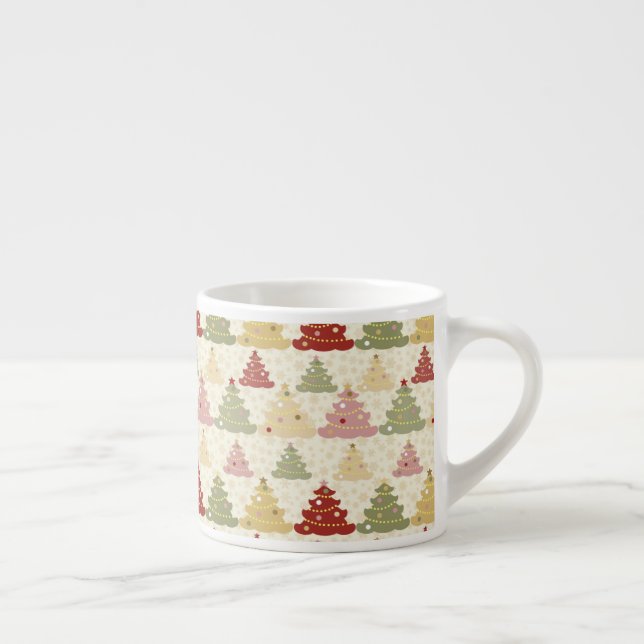 Colored Christmas tree Espresso Cup (Right)