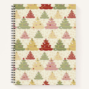 Colored Christmas tree Notebook