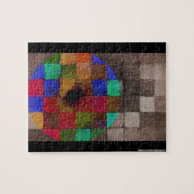 colored circle jigsaw puzzle (Horizontal)