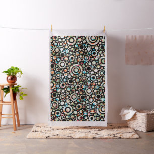 Colored Circle & Polka Dots + your backgr. + ideas Fabric