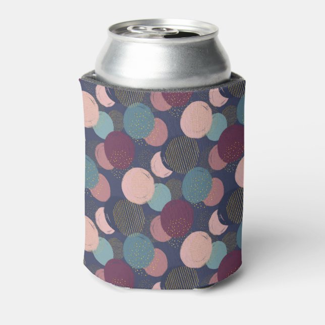 Colored Circles Can Coolers (Can Back)