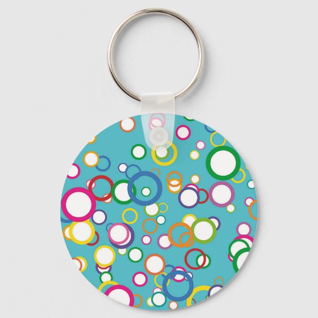 Colored Circles Key Chain (Front)
