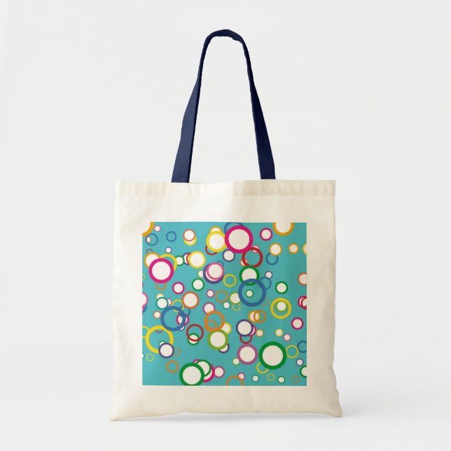 Colored Circles Tote Bag (Front)