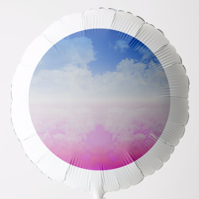 Colored Clouds Two Balloon (Front)