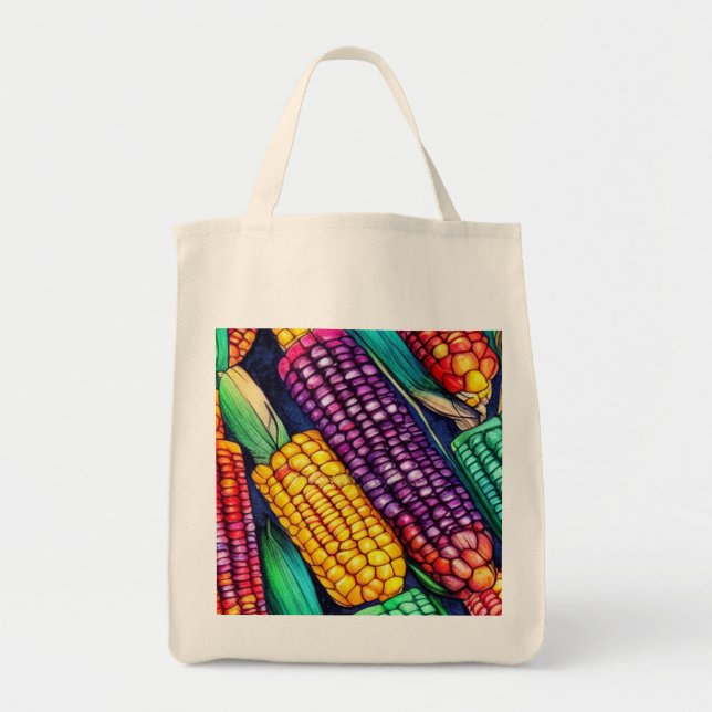 Colored Corn Tote Bag (Front)