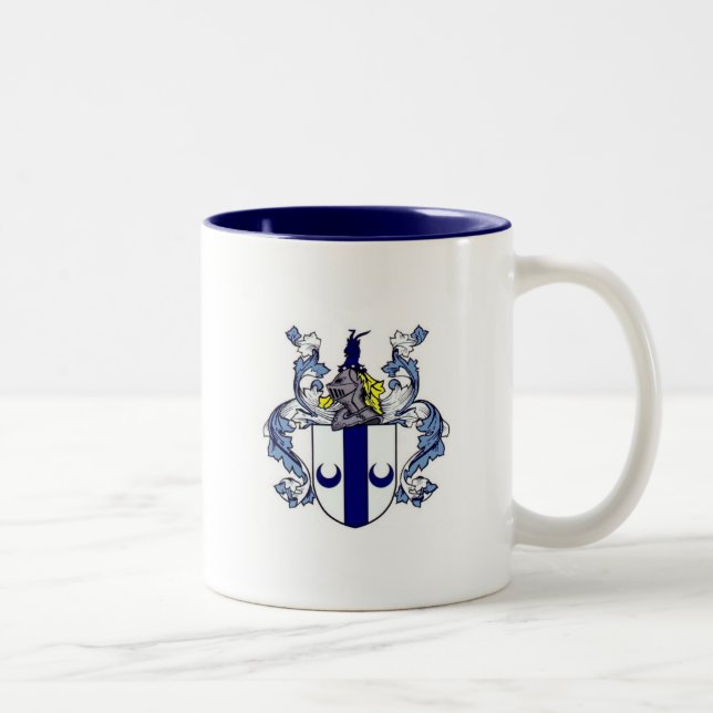 Colored Crest Two-Tone Coffee Mug (Right)