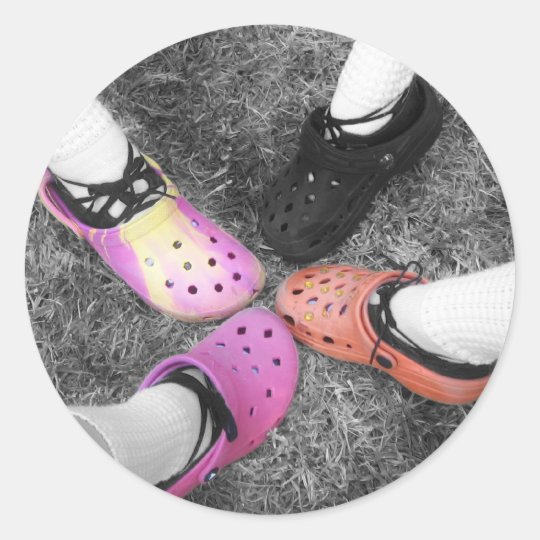 Colored Crocs &amp; Soft Shoes Sticker