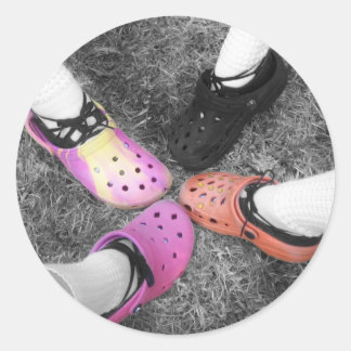Colored Crocs & Soft Shoes Sticker