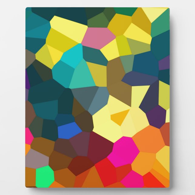 Colored Crystals Plaque (Front)