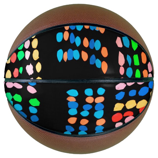 Colored dots basketball (Front)