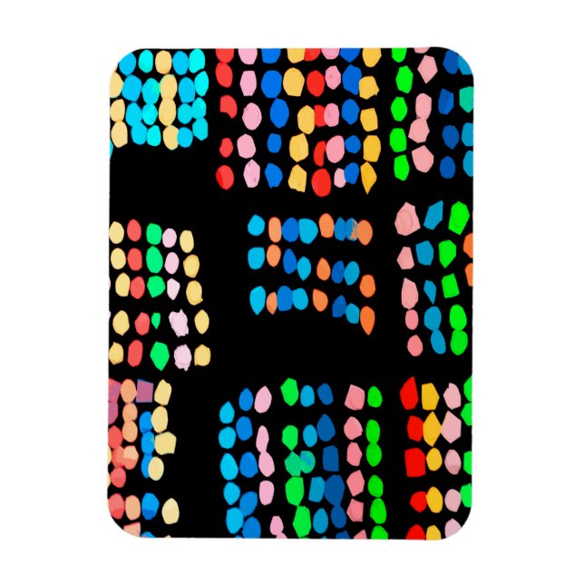 Colored dots magnet (Vertical)