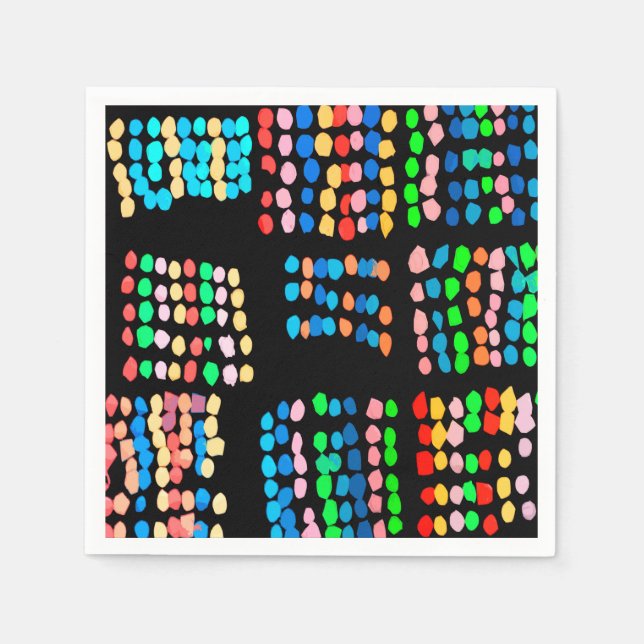 Colored dots napkins (Front)