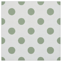 colored dots on white pattern fabric