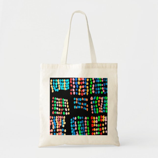 Colored dots tote bag (Front)