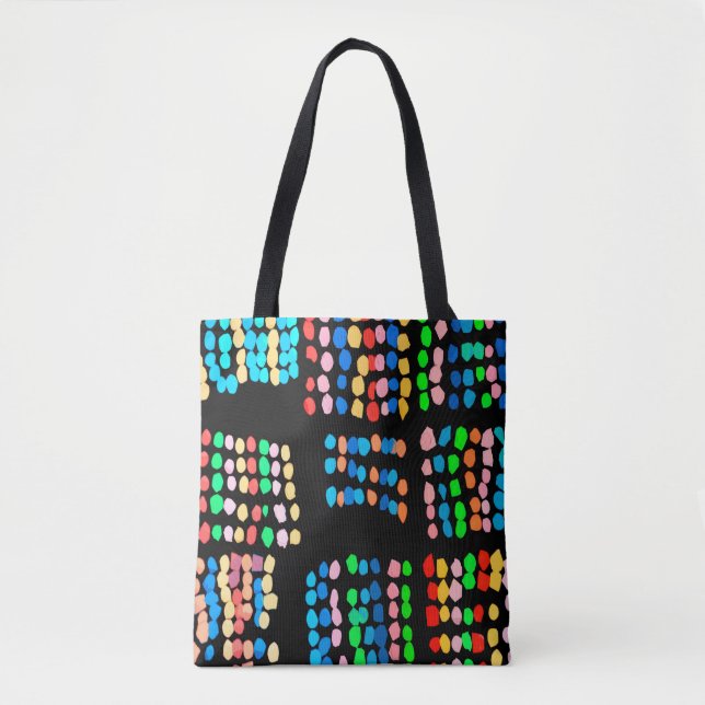 Colored dots tote bag (Front)