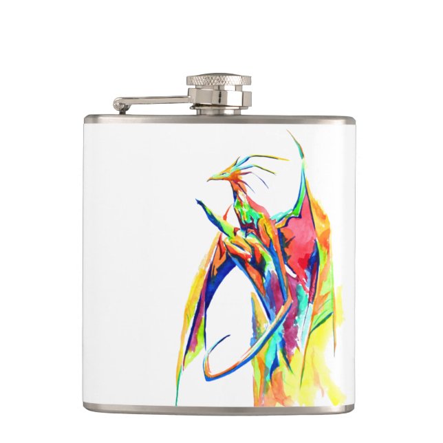 Colored dragon flask (Front)