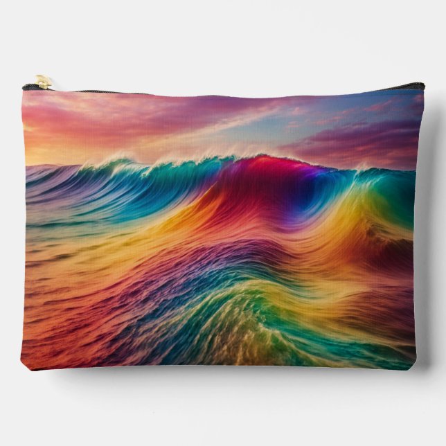 Colored Dunes Print Cut Sew Bag (Front)