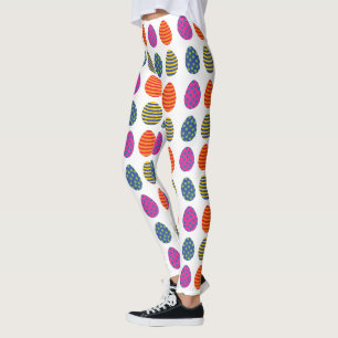 Colored Easter Eggs Leggings