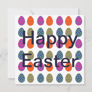 Colored Easter Eggs Pattern