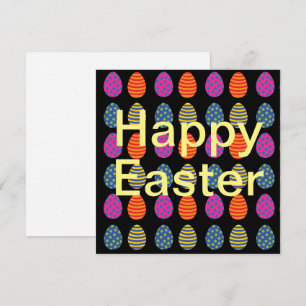 Colored Easter Eggs Pattern