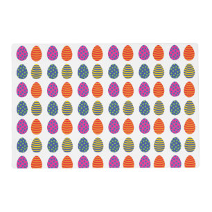 Colored Easter Eggs Placemat